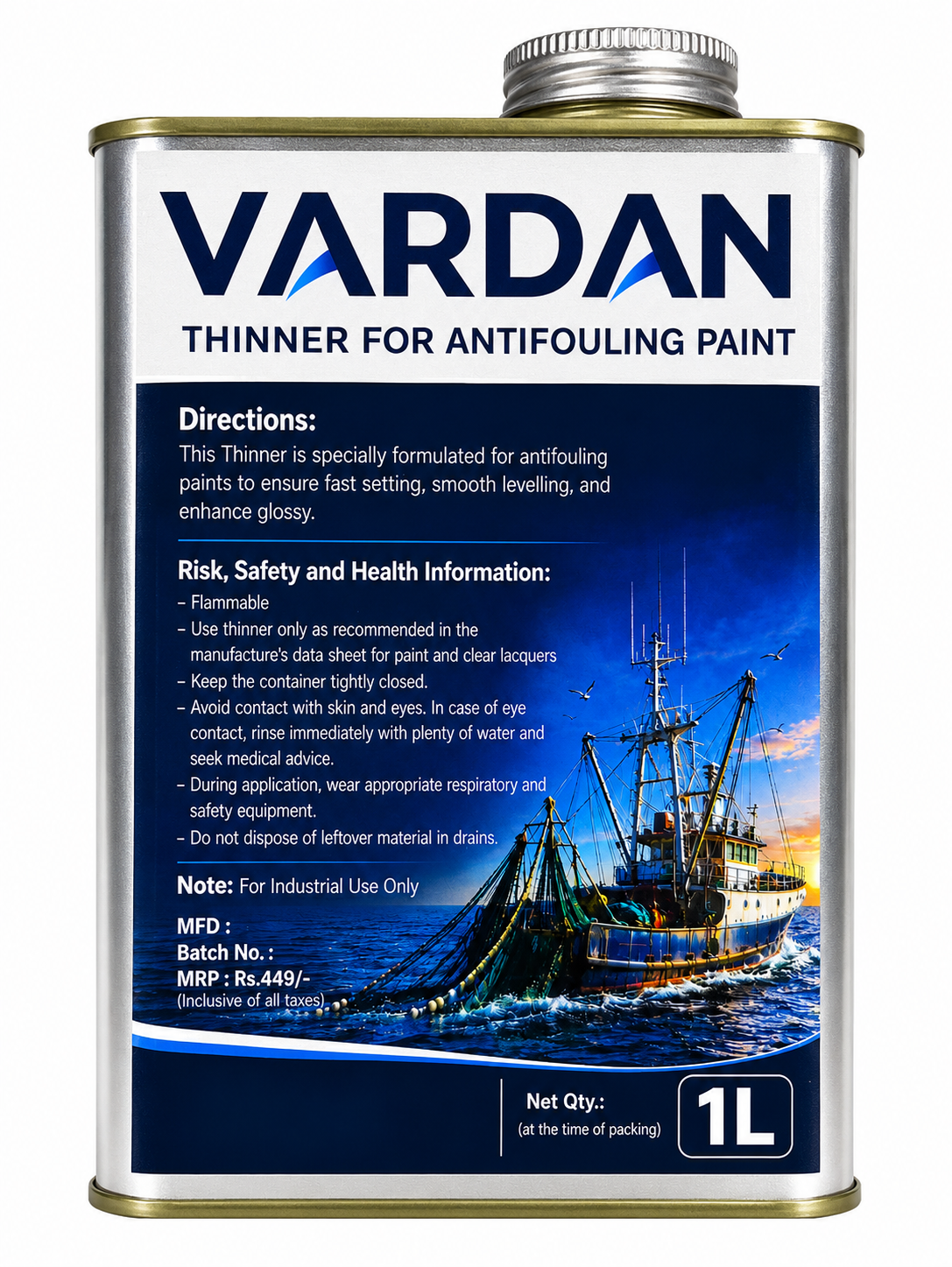 VARDAN SP THINNER FOR ANTIFOULING PAINTS